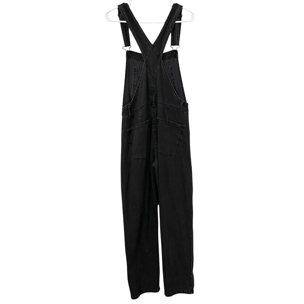 Free People We the Free Ziggy Black Denim Overalls XS 100% Cotton Classic - Picture 6 of 16